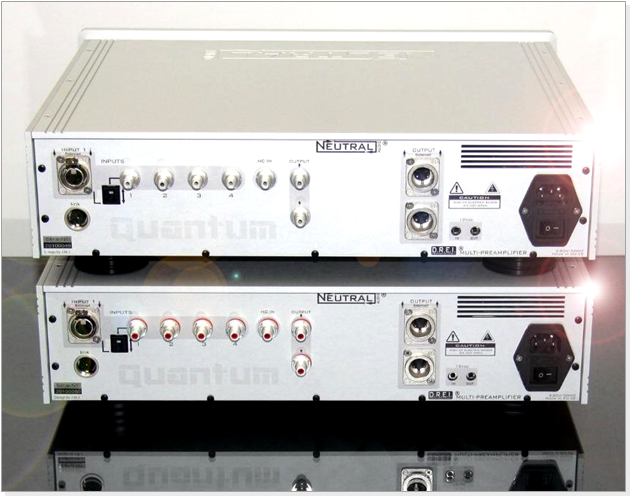 X-QUANTUM Double/Double Monophonic
Multi Preamplifier with DREi by Neutral Audio
Rear